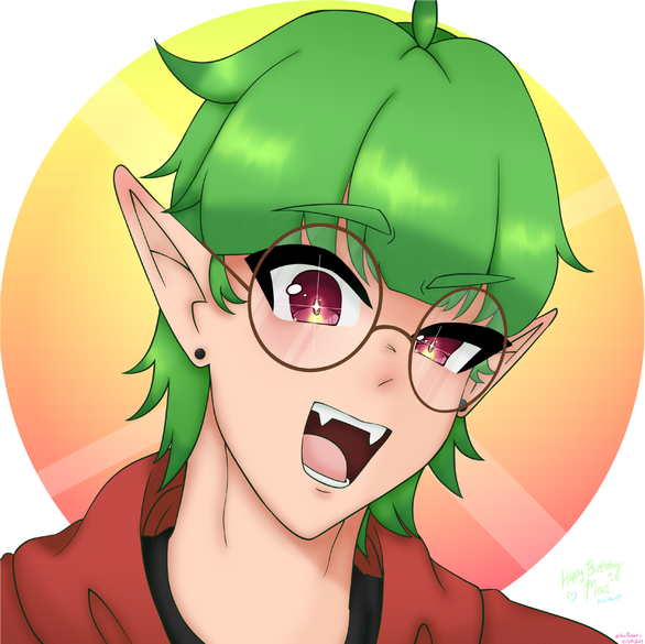 MuchMadnes Icon Bust, Basic Shading, Simple Background